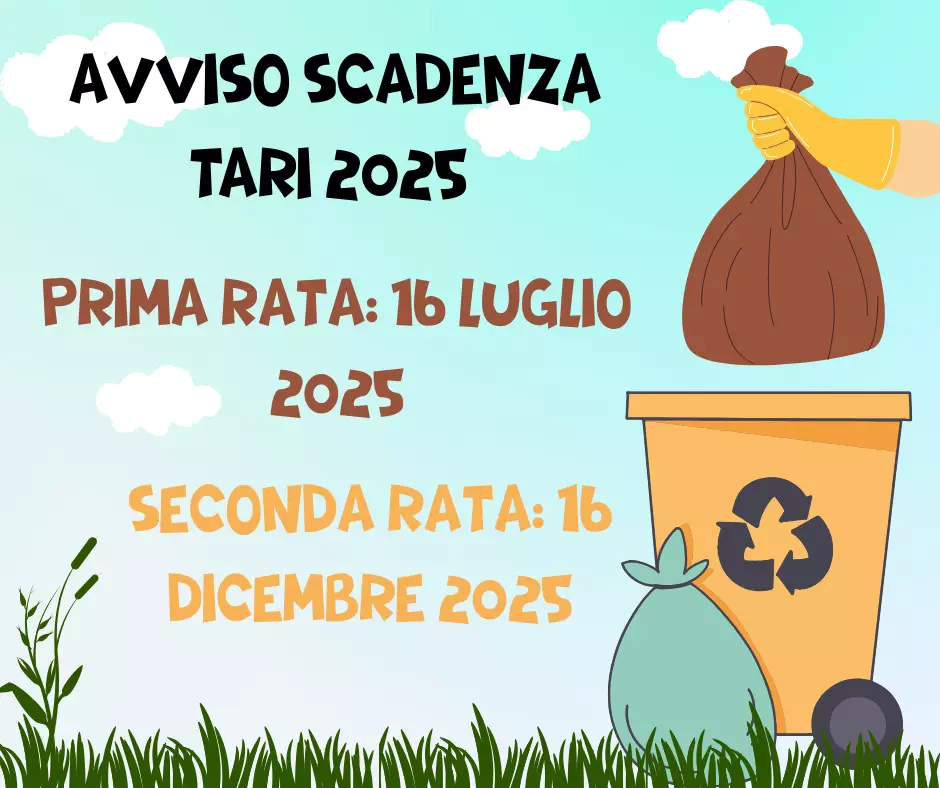 Avviso Scadenza TARI 2025