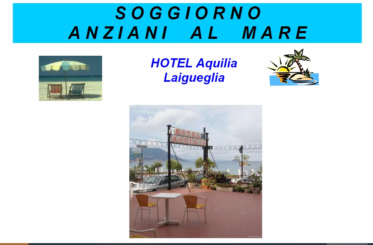 Soggiorno anziani al mare